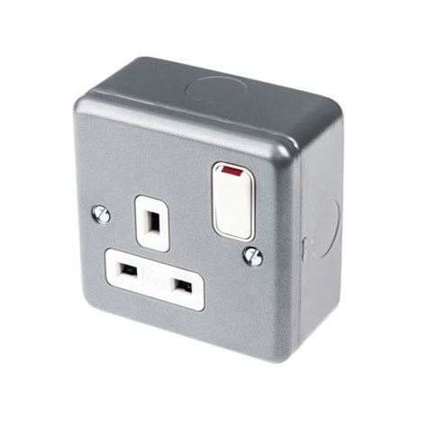 metal clad boxes|mk metal clad 1g socket.